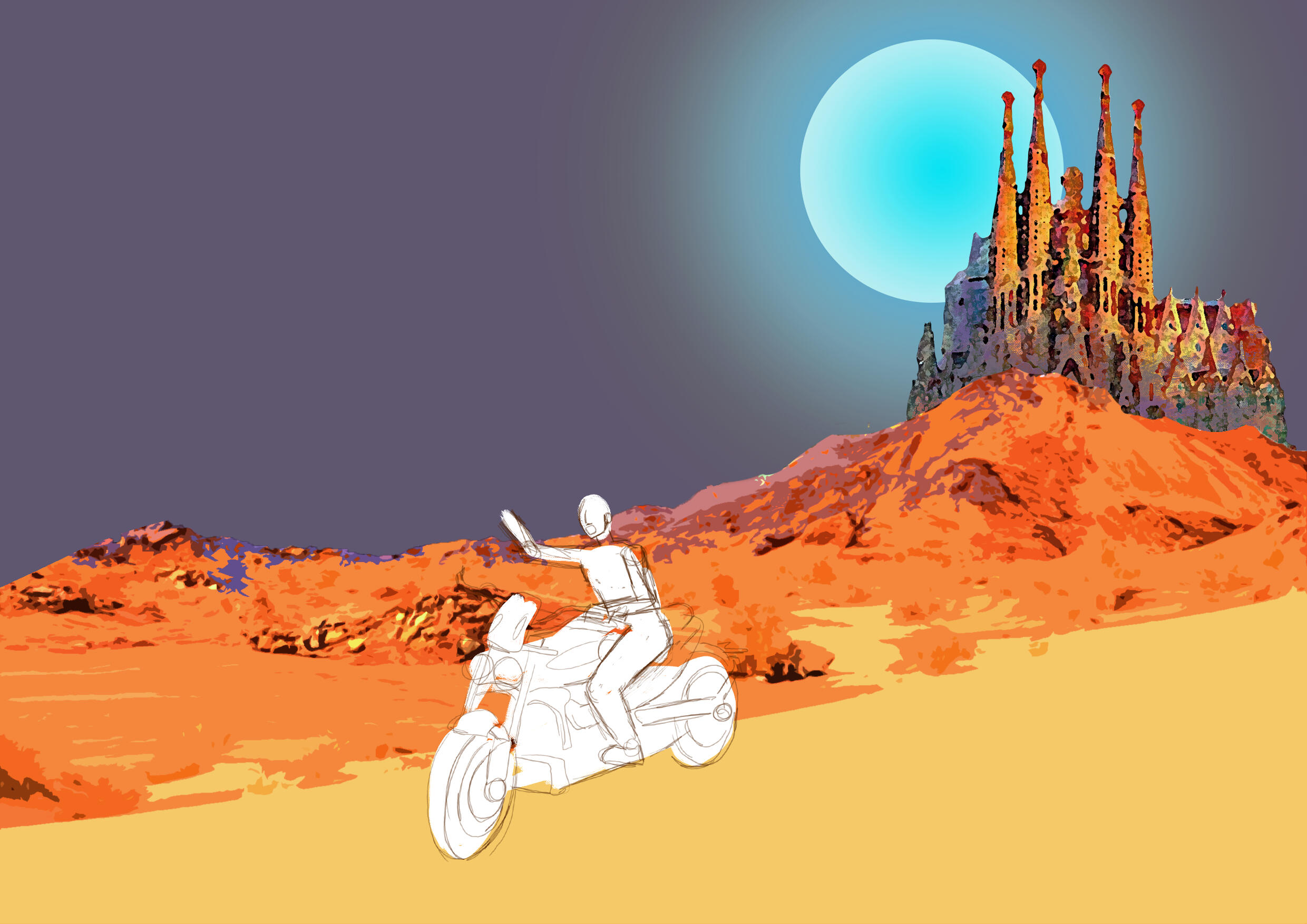 Montage décor apocalypse