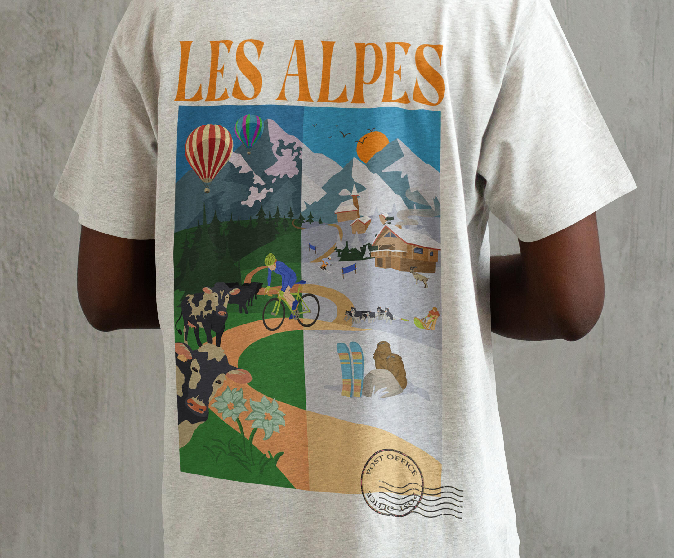 Tee shirt Alpes